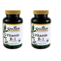 Swanson Vitamin B-1 (Thiamin) 100 Milligrams 250 Capsules 2 Pack