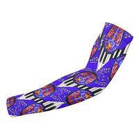 Sincerity First Piano Keyboard Music Notes Pattern UV Protection Cooling Arm Sleeves for Sports Golf Men Women