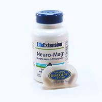 Bundle - 2 Items: 1 Bottle of Neuro-Mag Magnesium by Life extension - 90 Capsules and 1 VDC Pill Box