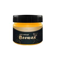 80ml Furniture Polishing Wax Natural Beewax Wood Furniture Artwork Maintenance Care Waterproof Anti-Crack Moisture Care Supplies