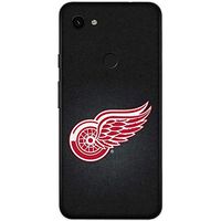 Skinit Decal Phone Skin for Google Pixel 3a XL - Officially Licensed NHL Detroit Red Wings Black Background Design