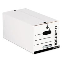 Universal String/Button Storage Boxes, Letter Size, 10"H x 12"W x 24"D, White, Pack of 12