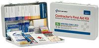 50 Person Contractor ANSI B+ First Aid Kit, Metal Case Type III - OSHA Compliant 2018 First Aid Kit for Contractors Emergency Kit