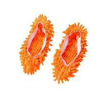 Mopping Slipper Shoes Cover Floor Dust Floor Cleaner Multi-Function Floor Cleaning Shoes Cover (Orange,6.7×5.9 inch) by YOUTHUP
