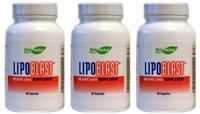 LipoBlast Extreme Diet Pills/Energy Boosters/Appetite Suppressant for Weight Loss (3 Bottles - Save Big!)