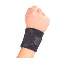 Maxmaxi Neoprene Wrist Brace Breathable Wrist Support Wrist Wraps Wrist Strap for Sporting - 10.3'' x 3.3'' Adjustable Black (4004)