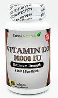 Vitamin D3 10000 IU 90 Softgel Capsules Supports Bones Easy Movement for Joints Absorption of Calcium Help in osteoarthritis for Seniors Made in USA FDA Registered Facility Gluten Free Non GMO