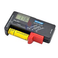 Universal Digital LCD Battery Checker Volt Tester Cell AA AAA C D 9V 1.5V Button
