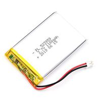 AKZYTUE 3.7V 1100mAh 523959 Lipo Battery Rechargeable Lithium Polymer ion Battery Pack with JST Connector