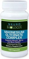 Neurobiologix Magnesium Glycinate Magnesium Supplement (100 Veggie Capsules)