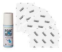 Point Relief ColdSpot Roll-on 3 oz and Point Relief LidoSpot Pain Relieving Patch (5-Pack) Bundle