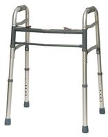 Walker Folding Deluxe 2 Button By Healthline Trading