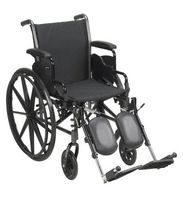 McKesson Lightweight Wheelchair with Swing Away Elevating Leg Rests