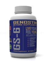 Genostim GS-6® Anti-Aging Protein Peptide Supplement, 100mg of Protein Peptides Stimulates Hormonal Balance for Accelerated Healing for Athletes and Cellular Rejuvenation for Men and Women, 60 Tablets