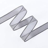 Flower Clothes Manny Snow Yarn Ribbon,Flower Gift Wrapping Ribbon,DIY Handmade Decorative Yarn Party Decoration (Color : Gray)