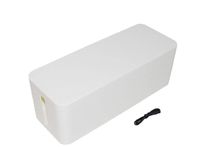 JK Home and Office Wire and Cable Organizer Box (White)