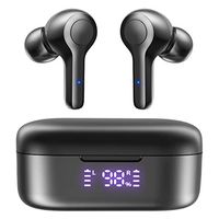 Bluetooth 5.2 Wireless Earbuds,Deep Bass Loud Sound Clear Call Noise Cancelling with 4 Microphones in-Ear Headphones with Wireless Charging Case Compatible for iPhone Android,Workout