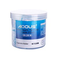 Angzhili 100pcs Disposable Cigarette Filters for Smokers,Tar Filter Reduces Tar Tobacco Filter Tip for Tar and Nicotine Family Pack