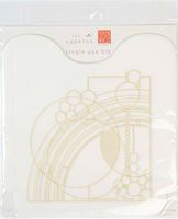 The Napkins Frank Lloyd Wright March Balloons Single USE Baby BIB - 28x29 cm Single Use Baby Bib with Impermeable Backing - Feels Like Cloth (Natural/Yellow)