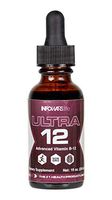 Infowars Life - Ultra 12 Vitamin B12 Liquid (1 oz.) – Supports Energy Levels – Non-GMO Sublingual Drops