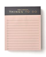 Blush To-Do List Notepad with Gold Foil