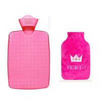Hot Water bottle-pvc, Transparent, Water, Warm palace, Warm waist, Warm cervical spine, Explosion-proof, Hot Water bottle.8l-blueG