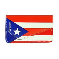 Insulin Pump Carrying Case/Flip Phone case Puerto Rico Flag Pouch with Belt Clip (Medium)
