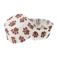 Baking Case - Paw Print 54Pk