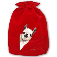 Christmas Bag Santa Sack Personalized Canvas Burlap Bag for Gifts Christmas Gift Bags Drawstring Santa Sack Special Delivery Sneaky Llama
