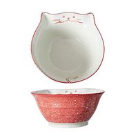Bowl Creative Ceramic Bowl Grain Bowl Japanese Ramen Bowl Household Instant Noodle Bowl Vintage Salad Bowl Ice Cream Dessert Bowl Breakfast Fruit Bowl Hotel tableware home noodles boiled fish soup bow