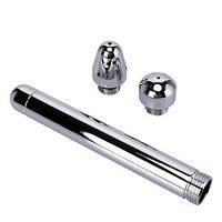 3 Shower Head Aluminum Enema Flush Tools for Adults Nozzle Shower Backyard Colonic Douche System Cleaner