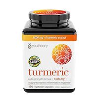 Youtheory Turmeric Extra Strength Formula Capsules 1,000 mg per Daily, 180 Count (Pack of 5) vi&ckA