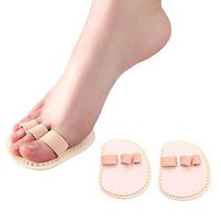 Dr.Tu Triple Toes Straightener,Hammer Crooked Overlapping Toe Splint Corrector Protector Insoles Foot Care Tool -Suitable for Women and Men (Right Foot)