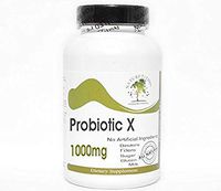 Probiotic X Max 1000mg - 10 to 50 Billion Live Probiotic Cultures ~ 200 Capsules - No Additives ~ Naturetition Supplements