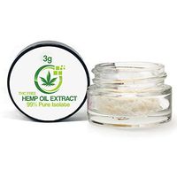 Hemp Oil Extract | 100% Pure Isolate Powder | 3g 3000mg Isolate | Stress Support, Anti Anxiety, Migraine Relief, Sleep Aid, Natural Anti Inflammatory