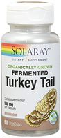 Solaray Organic Turkey Tail Mushroom Organically Grown 500 mg VCapsules, 60 Count