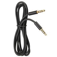TOOGOO Audio Cable 3.5MM to 3.5MM Jack Male to Male Black Headphone Auxiliary Cord Stereo Audio Cable for Phone PC Laptop