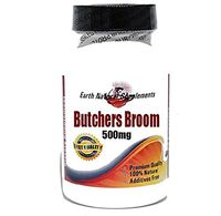 Butchers Broom 500mg * 200 Capsules 100 % Natural - by EarhNaturalSupplements