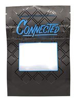 Connected of California 3.5g Mylar bags (Resealable, Reusable, Chilodproof, Smell Proof) (50) (100)