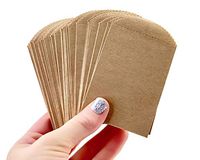 50 Mini Kraft Paper Bags - 4" x 2.5" DIY Craft Supplies Cutlery Bag Party Favor