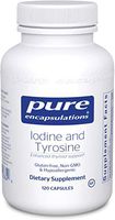 Pure Encapsulations - Iodine and Tyrosine - Hypoallergenic Supplement for Enhanced Thyroid Support - 120 Capsules