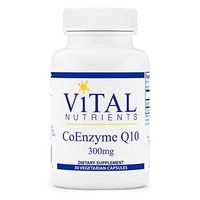 Vital Nutrients - CoEnzyme Q10 - CoQ10 - Potent Antioxidant and Free Radical Scavenger - 30 Vegetarian Capsules per Bottle - 300 mg