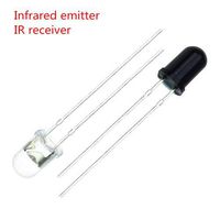 5mm 940nm LEDs Infrared Emitter and IR Receiver Diode Diodes 301A 10 Pairs