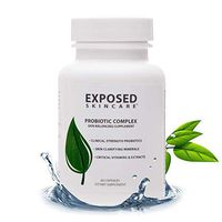 Exposed Skin Care Probiotic Complex - Skin Balancing Dietary Supplements, Assist Your Skin Care Routine with a Healthy Immune System, 60 ct Capsules
