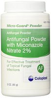 MICRO-GUARD POWDER ANTIFUNGAL. CONTAINS 2% MICONAZOLE NITRATE. WORKS WELL UNDER SKIN FOLDS. TREATS - 3 oz(85g) by Coloplast
