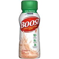 Boost High Protein Creamy Strawberry Complete Nutritional Drink, 8 oz, 12 Count