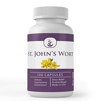 St. John’s Wort (100 Capsules, 800 mg Serving) by Pure Organic Ingredients, 100% Pure & Natural, Uplifting & Stress Relieving, Helps to Relax & Heal, Non-GMO, Gluten-Free, Satisfaction Guaranteed*