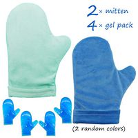 Hot and Cold Hand Therapy Gloves, Hand Ice Pack, Ice and Heat Therapy Pain Relieving Mittens | Microwavable and Freezable, Arthritis, Finger and Hand Injuries, and Carpal Tunnel (Ice Pack)