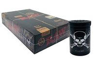 Herb Airtight Container Fresh Kettle with Raw Black Natural Rolling Papers 24 Count Box DC Crafts Nation- Jolly Roger