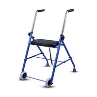 Elderly Walker - Wheeled with A Lightweight Folding Auxiliary Walker, Safe and Durable, Suitable for People with Reduced Mobility